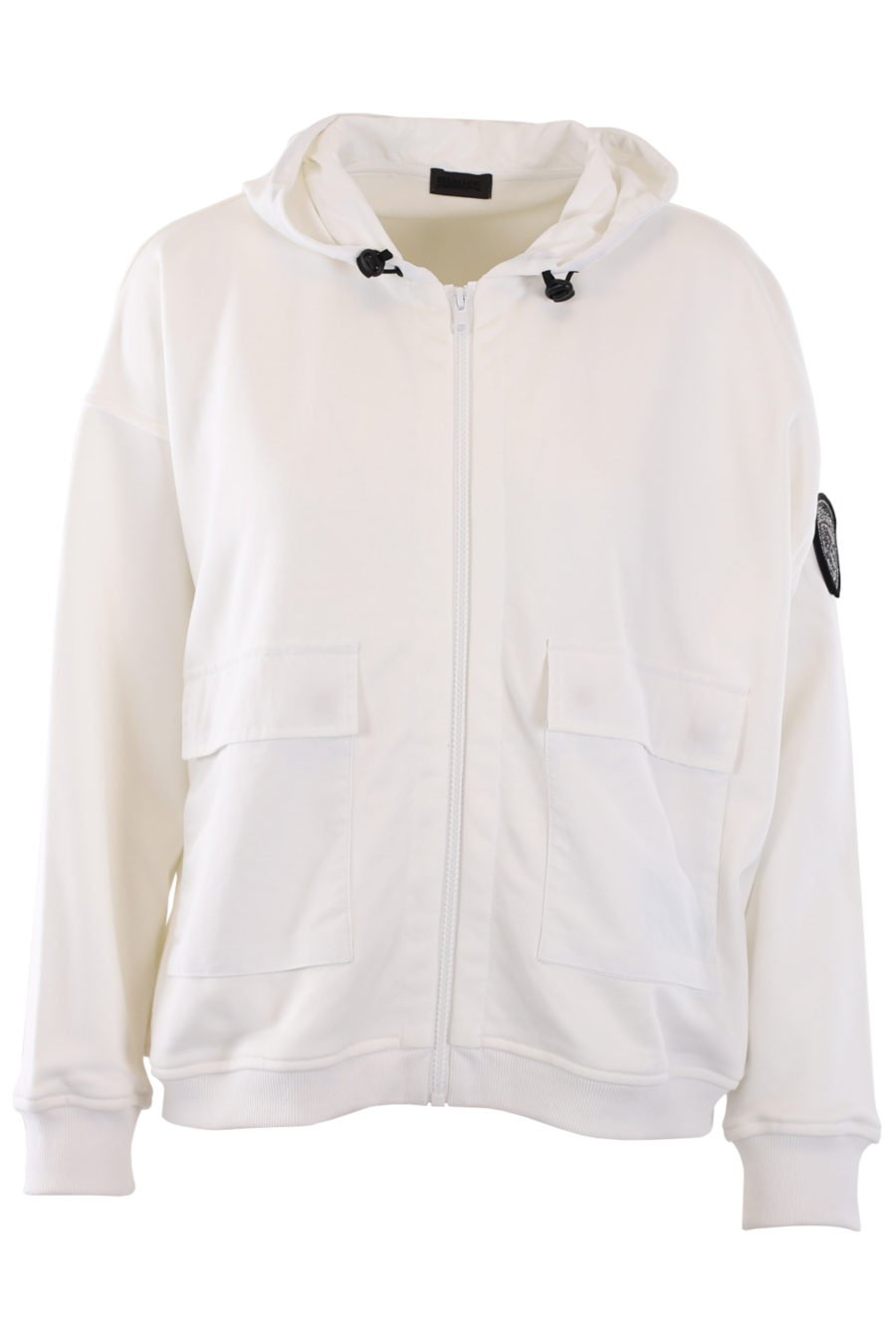 White tracksuit jacket with pockets - IMG 0838