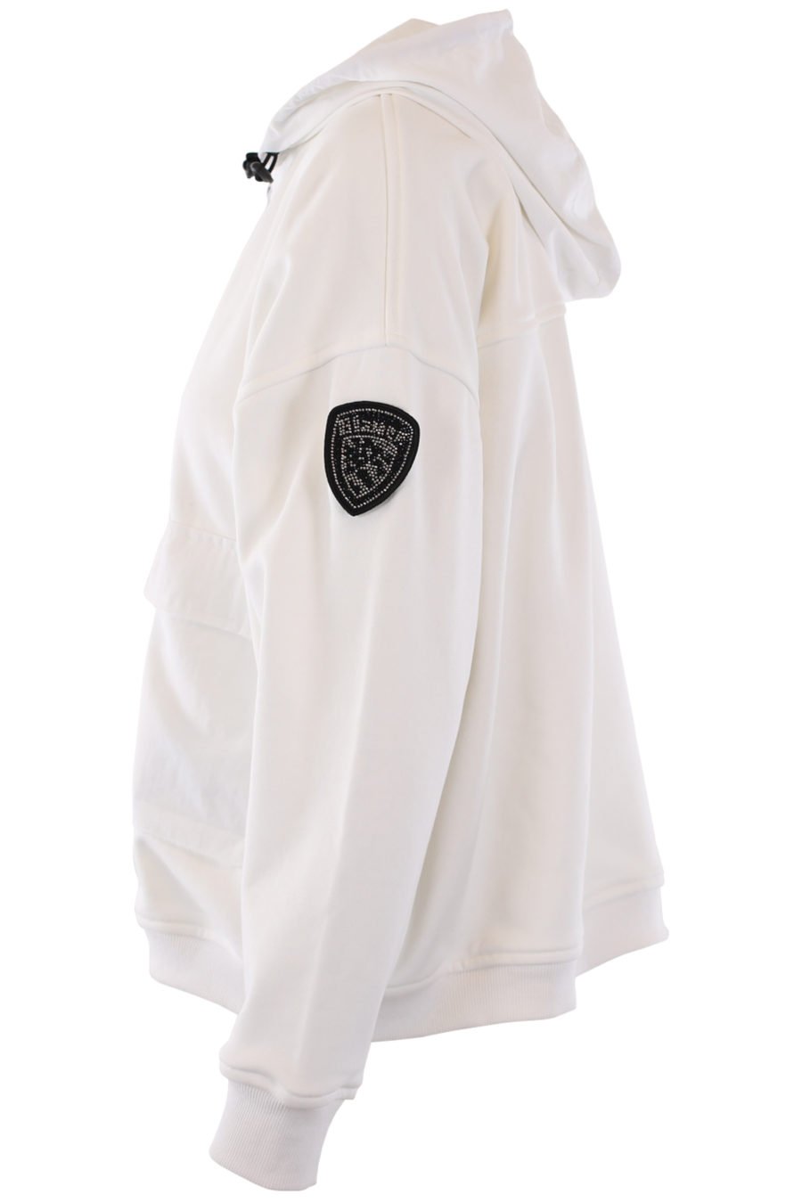 White tracksuit jacket with pockets - IMG 0839