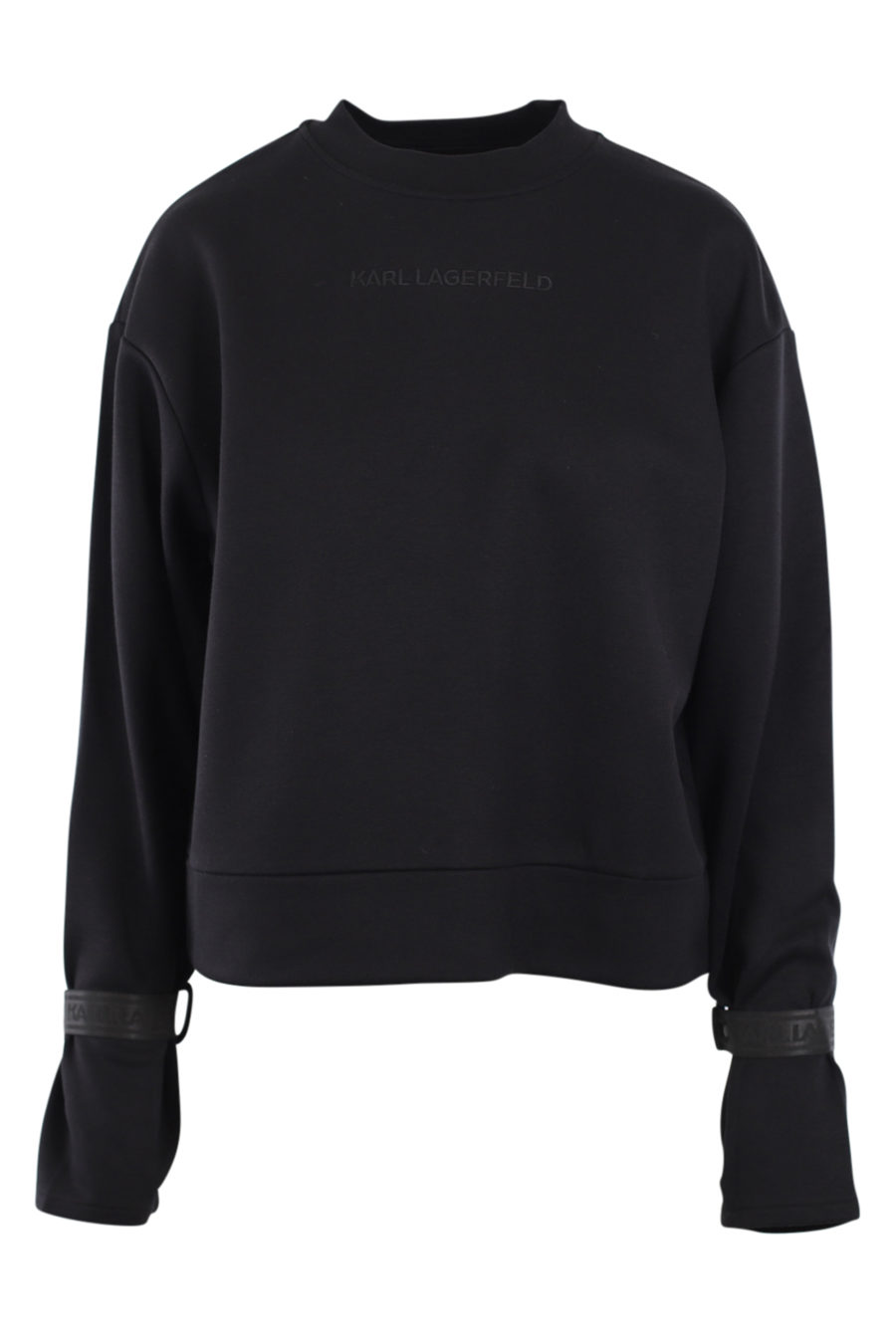 Black sweatshirt with black logo - IMG 0892