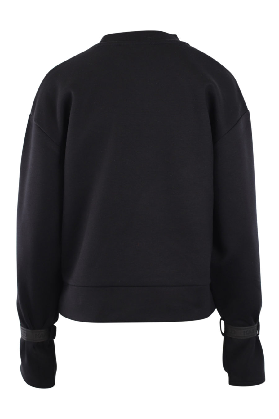 Black sweatshirt with black logo - IMG 0894
