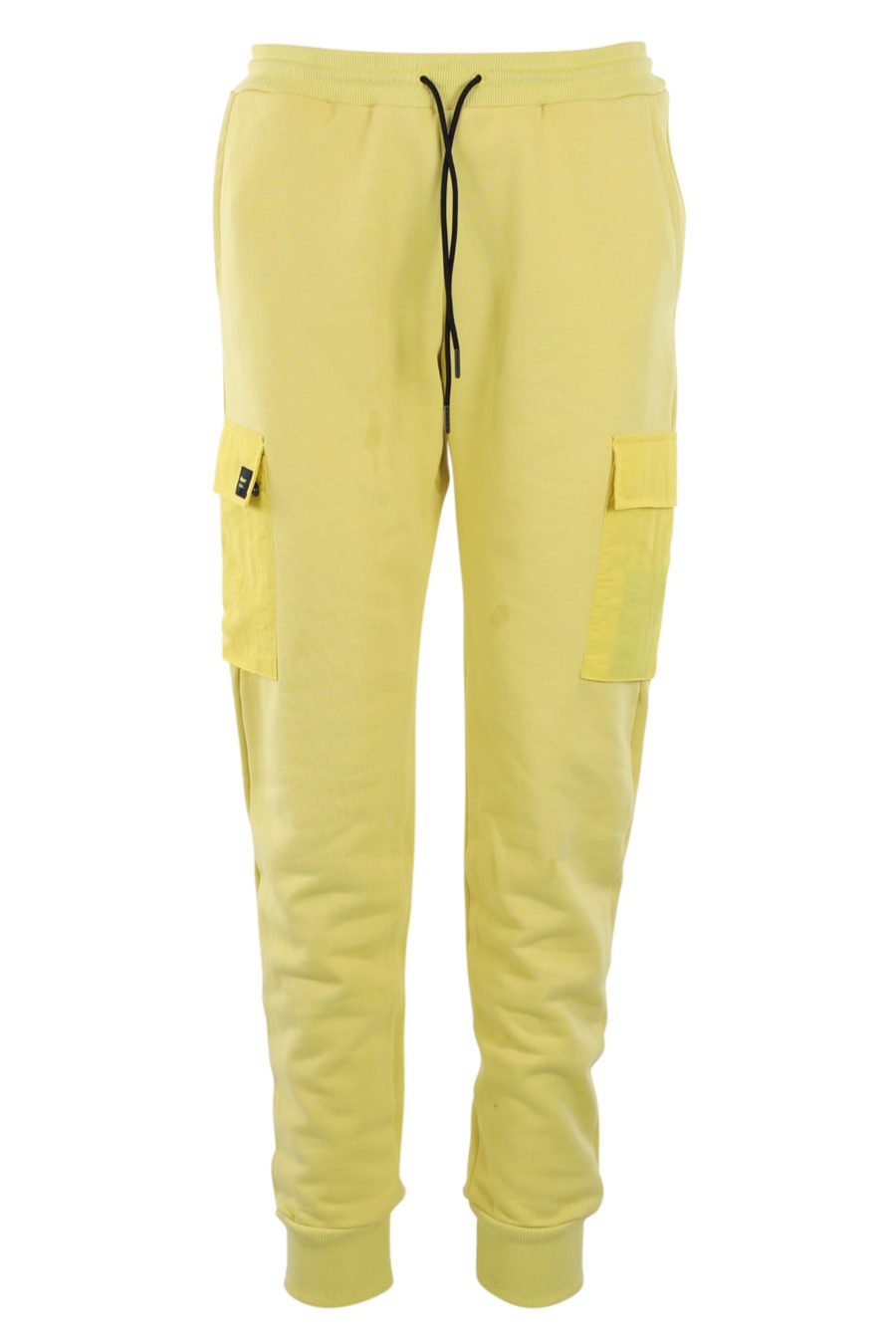 Yellow tracksuit bottoms with pockets - IMG 0903