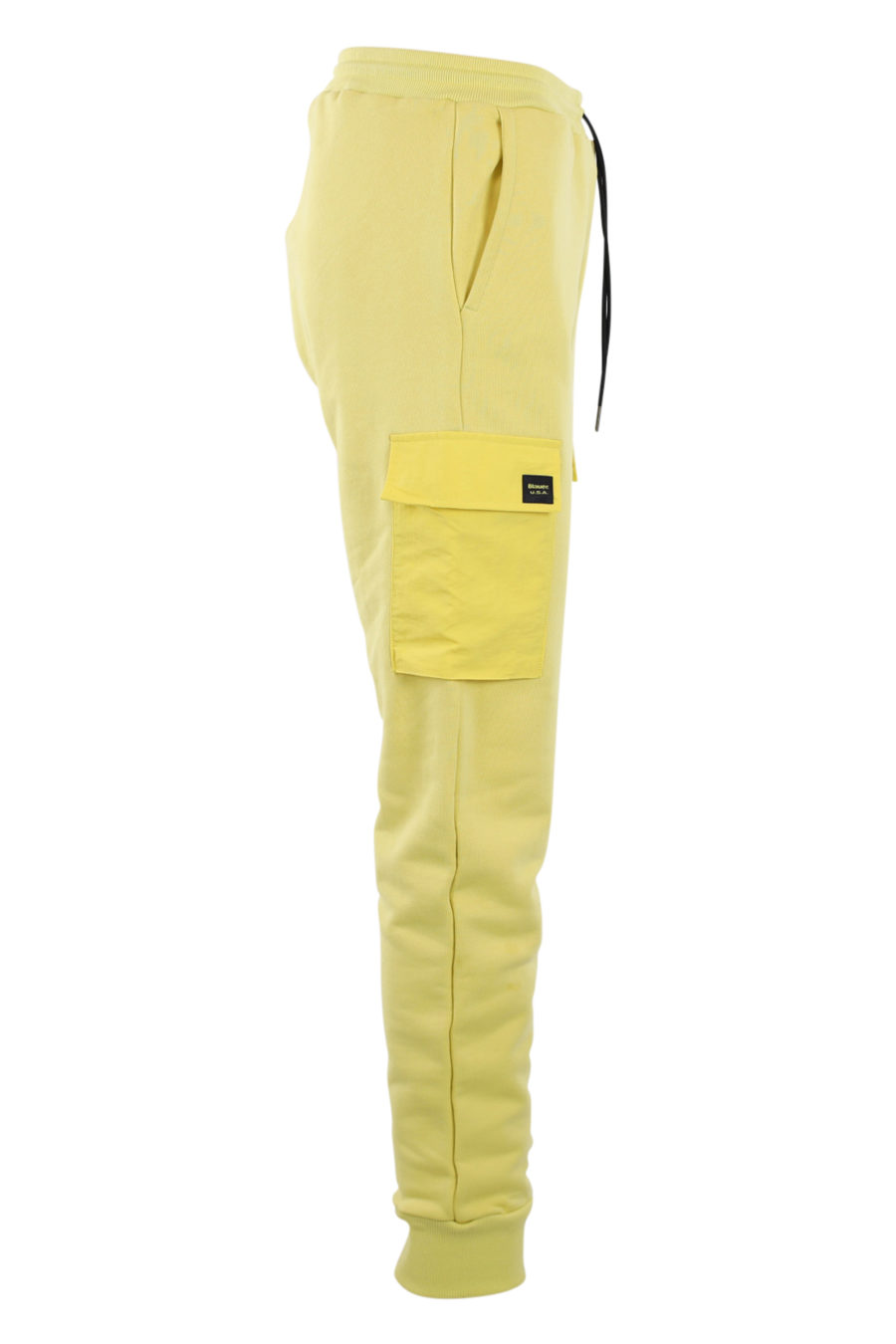 Yellow tracksuit bottoms with pockets - IMG 0905