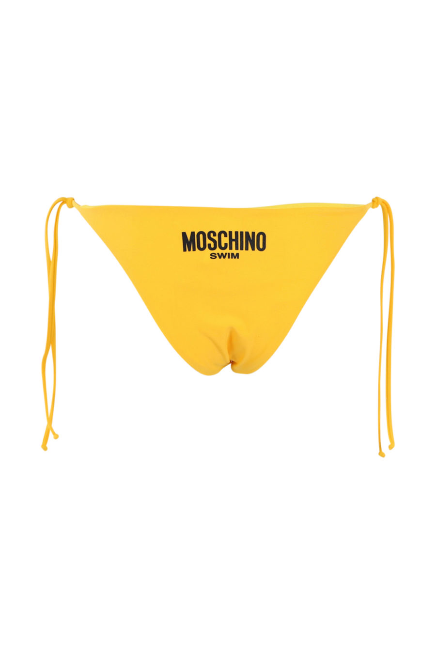 Gelber Badeanzug mit Schnürsenkeln und Logo - IMG 0922
