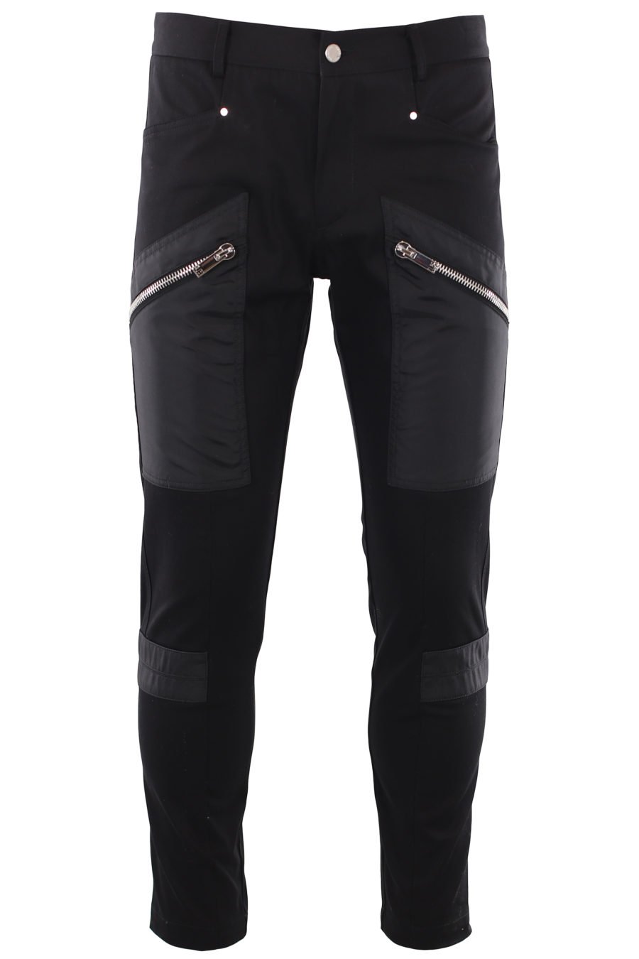 Pantalón negro con detalles de nylon - IMG 0997