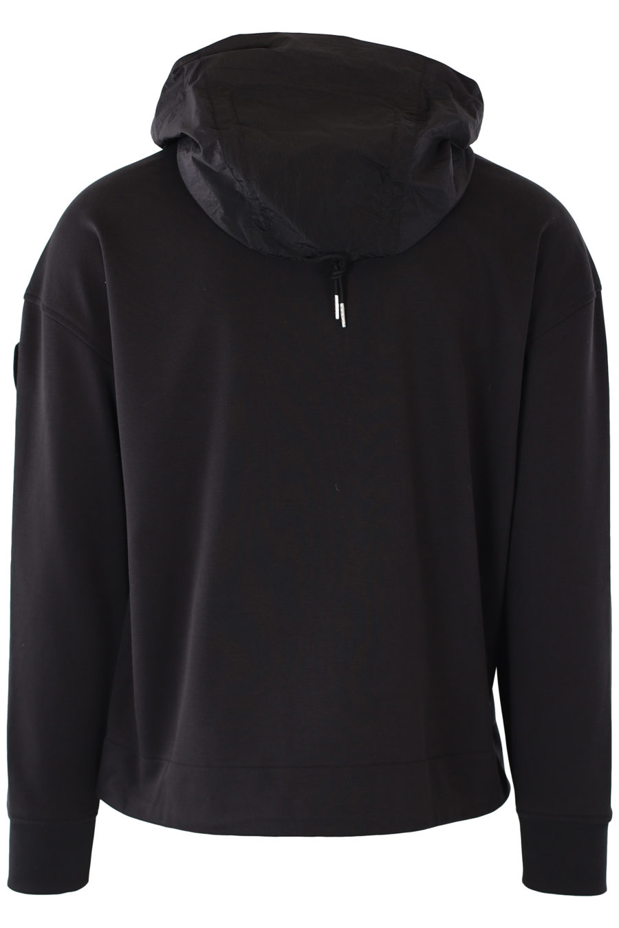 Veste de survêtement noire avec capuche et poches - IMG 1168