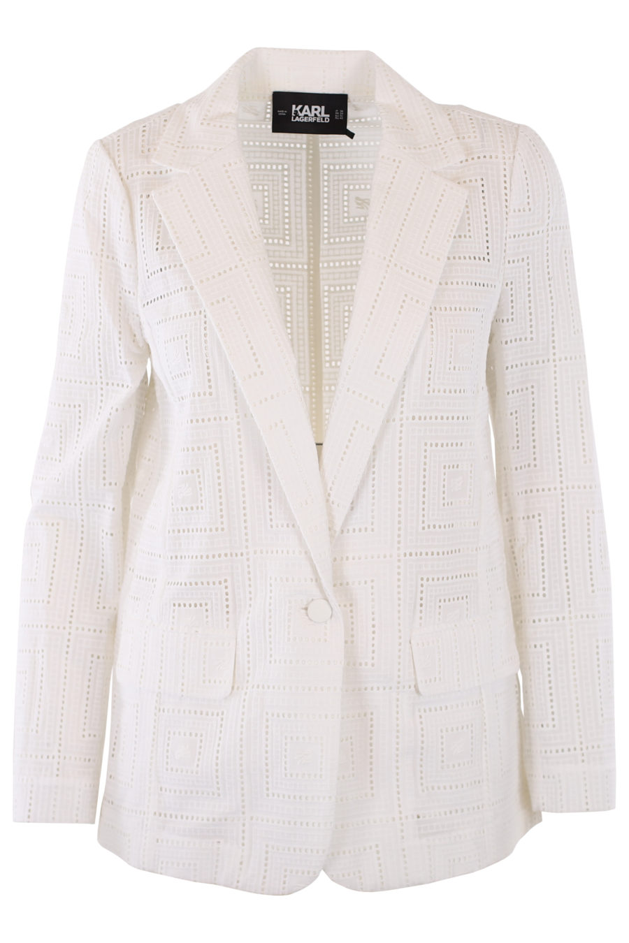 White embroidered blazer - IMG 1232