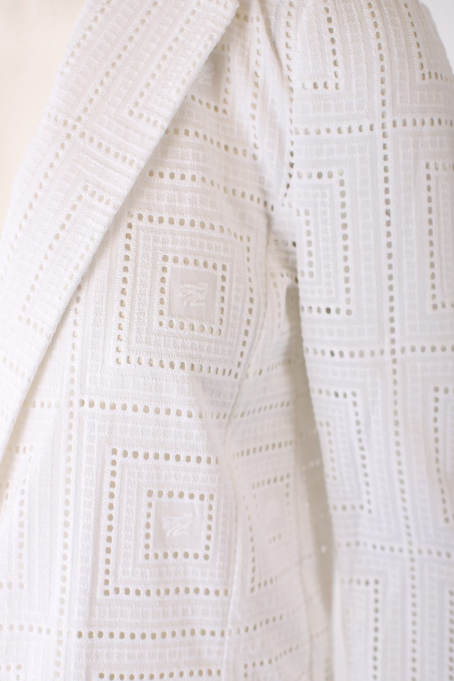 White embroidered blazer - IMG 1236