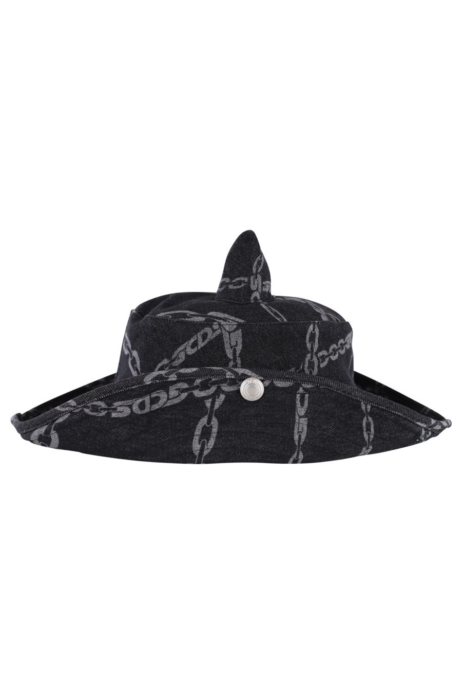 Sombrero negro denim - IMG 1524