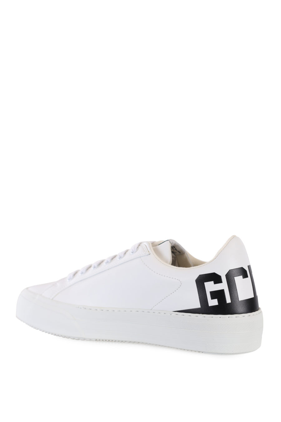 Zapatillas blancas con logo negro - IMG 1730