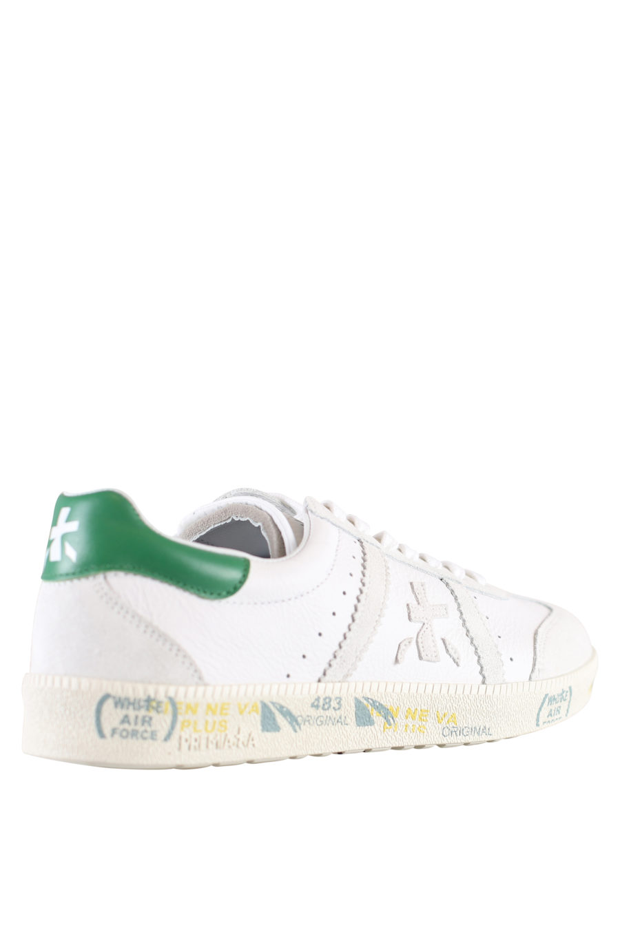 Zapatillas blancas con detalle verde "Bonnie" - IMG 1828