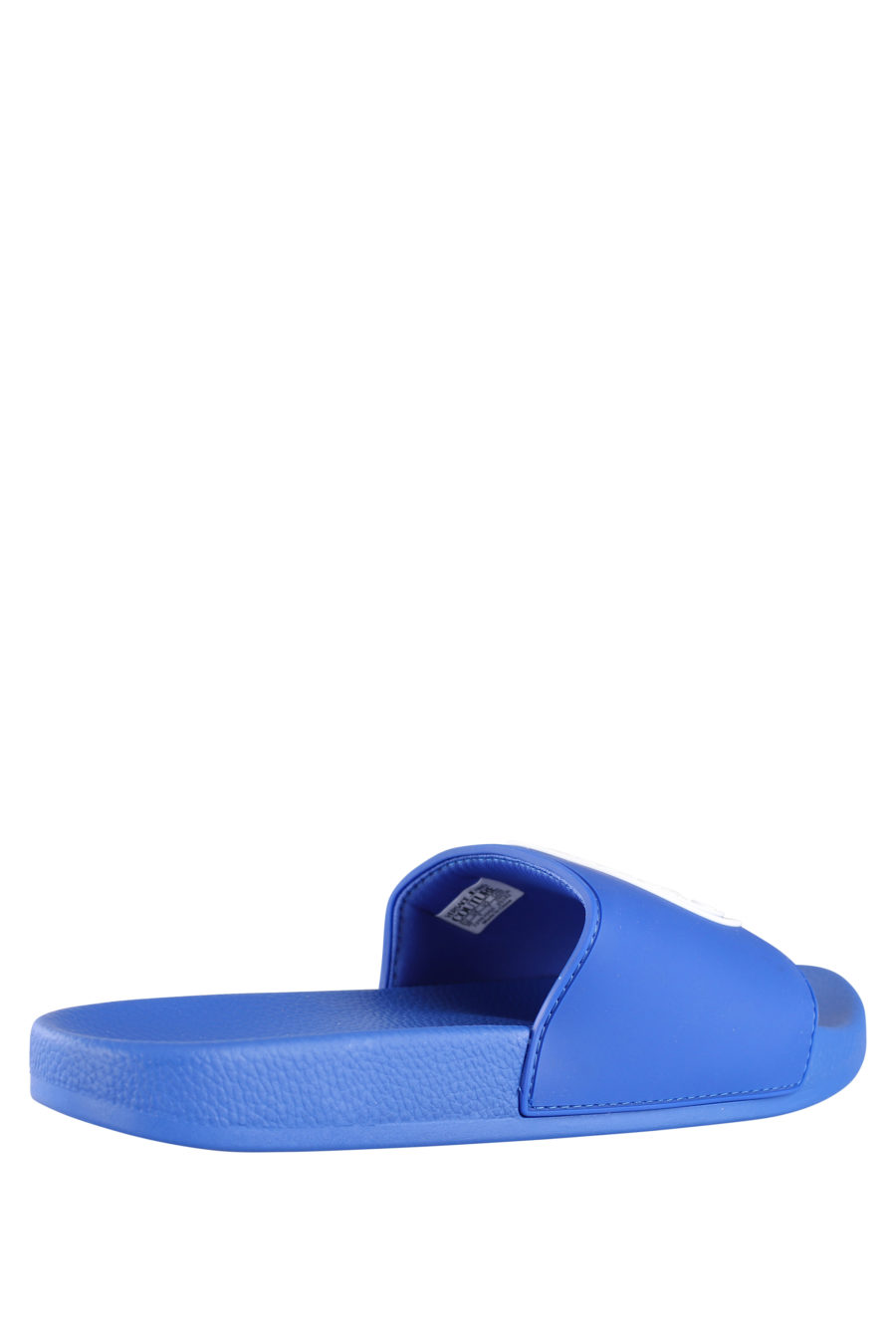 Blue flip flops with circle logo - IMG 9666