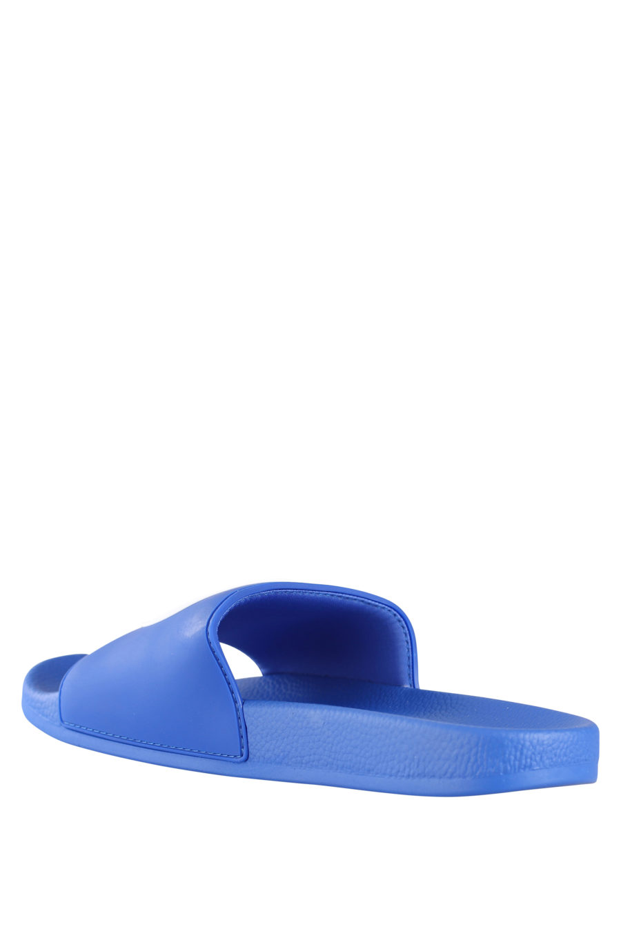 Blue flip flops with circle logo - IMG 9667