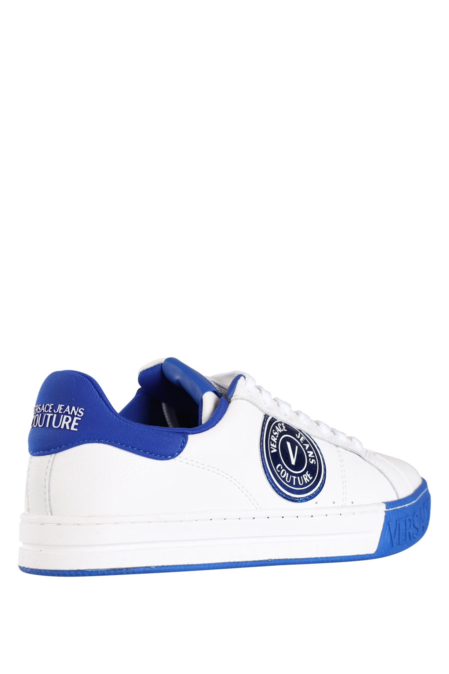 Zapatillas blancas con detalles azul - IMG 9801
