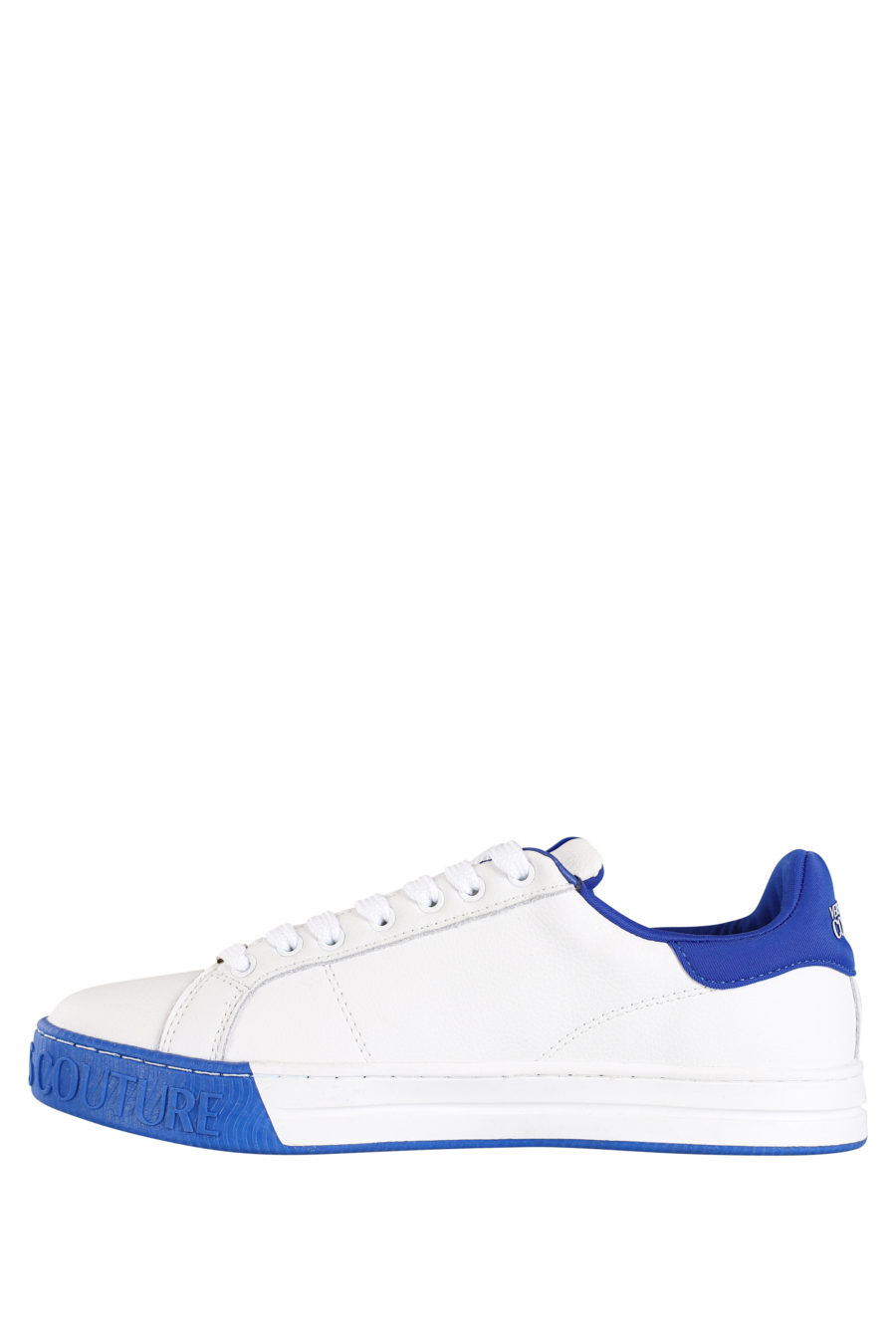 Zapatillas blancas con detalles azul - IMG 9803