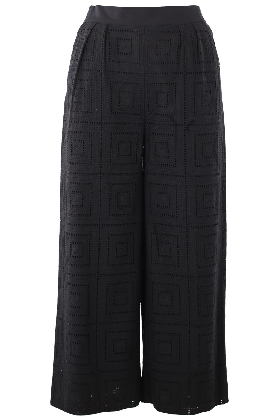 Pantalon brodé noir - IMG 1345