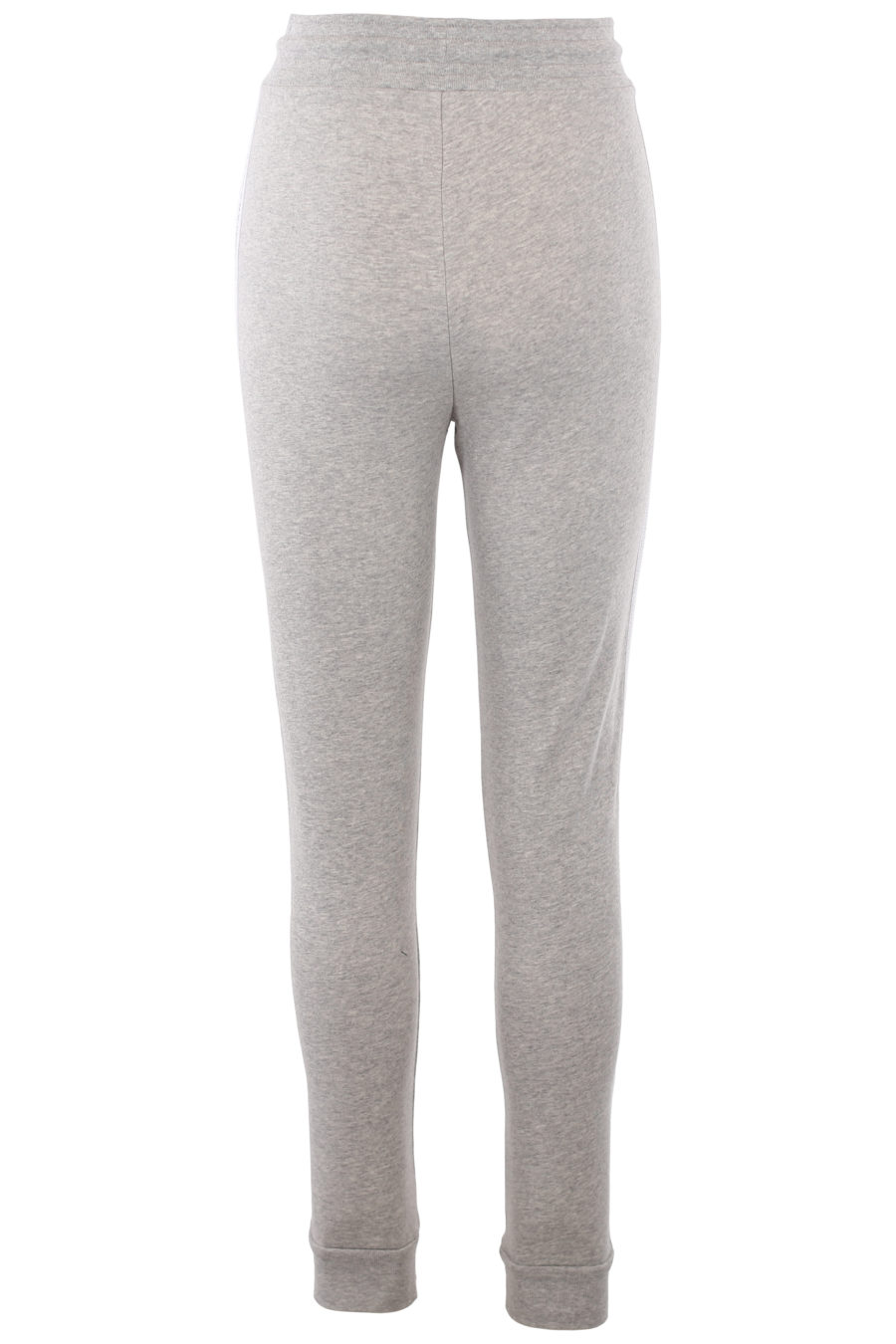 Tracksuit bottoms grey with lace effect logo - IMG 1353