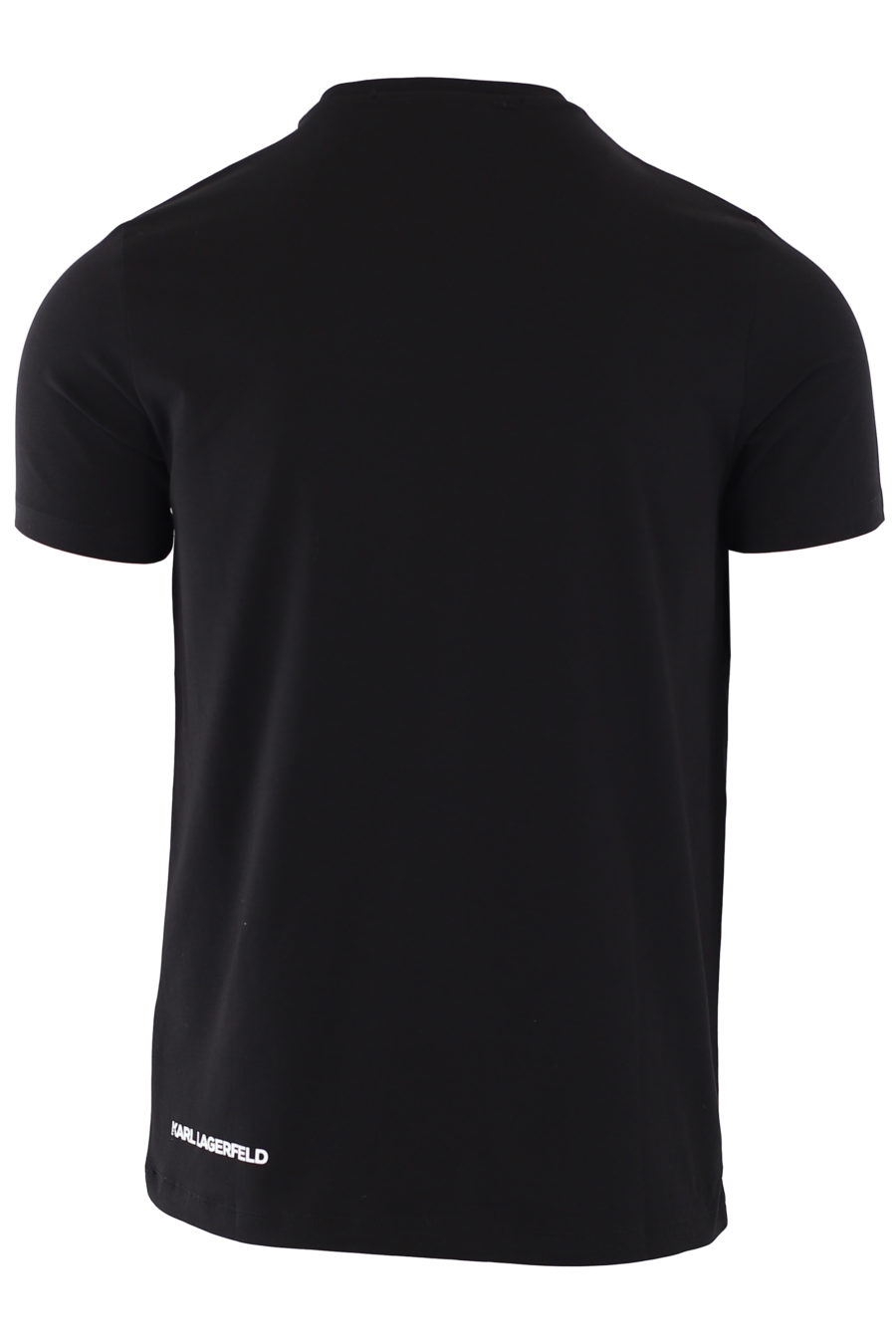 Schwarzes T-Shirt mit kleinem Seitenlogo - IMG 1373