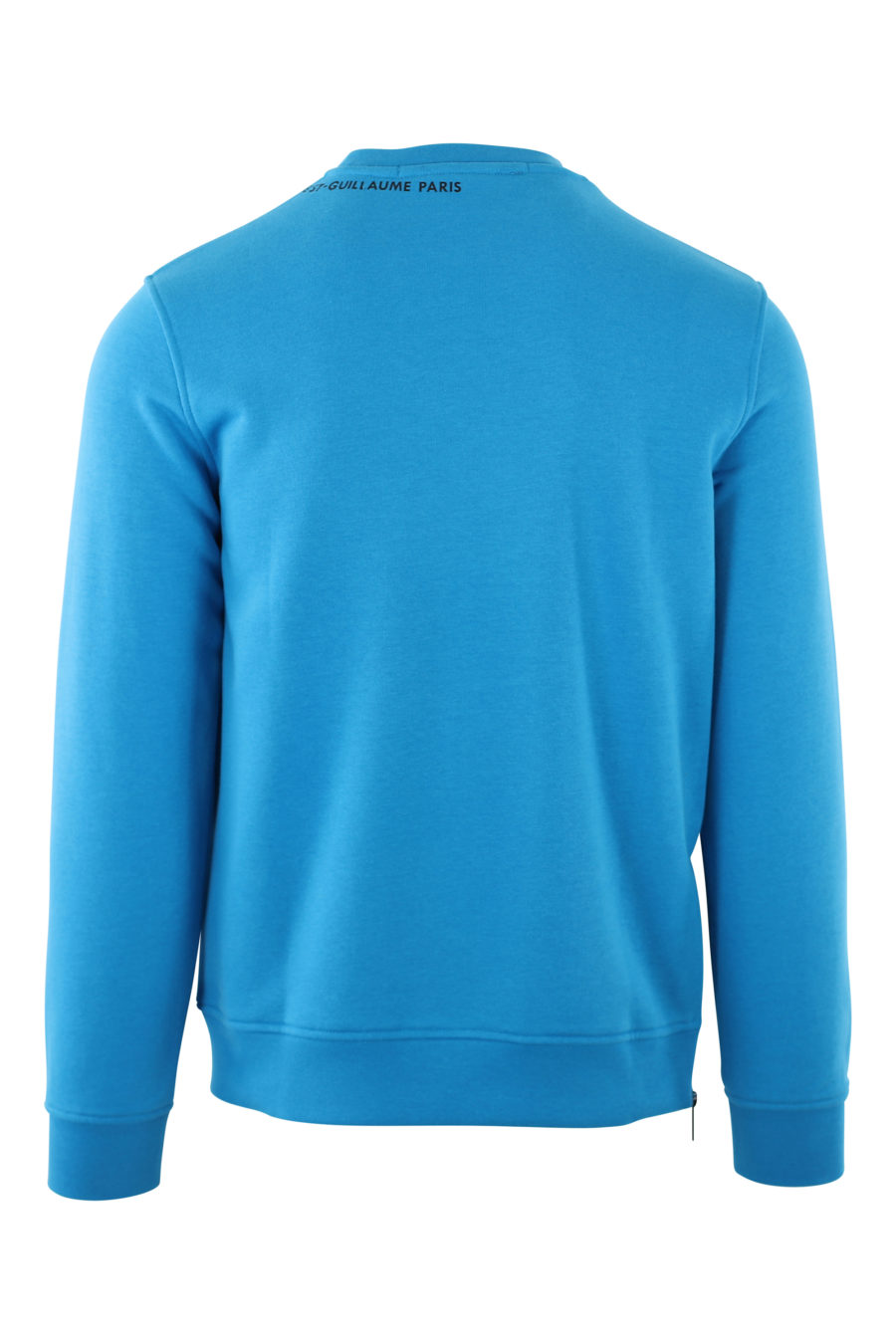 Blue sweatshirt with rubber logo - IMG 2105