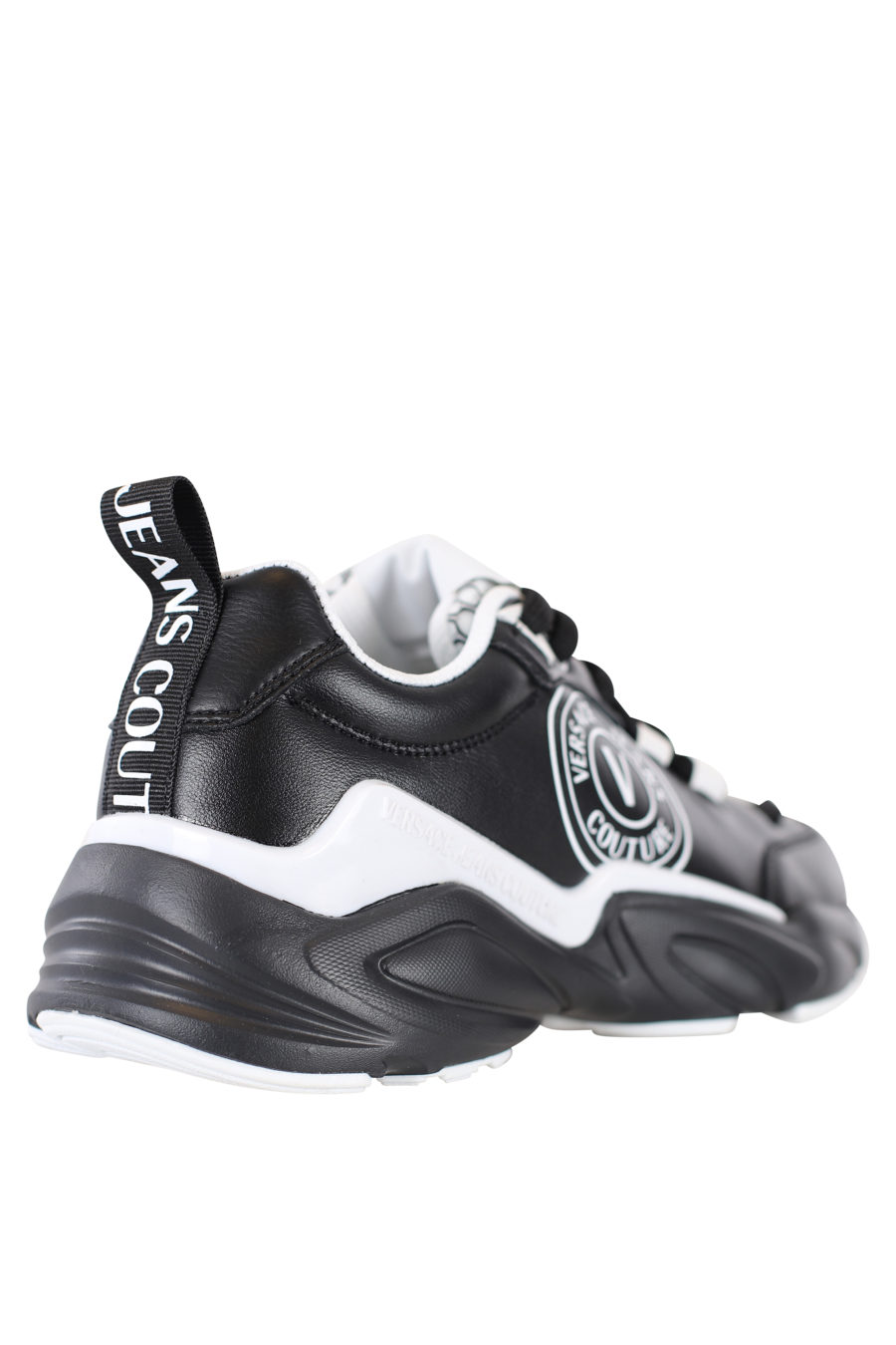 Zapatillas negras con detalles blancos "Wave" - IMG 2180