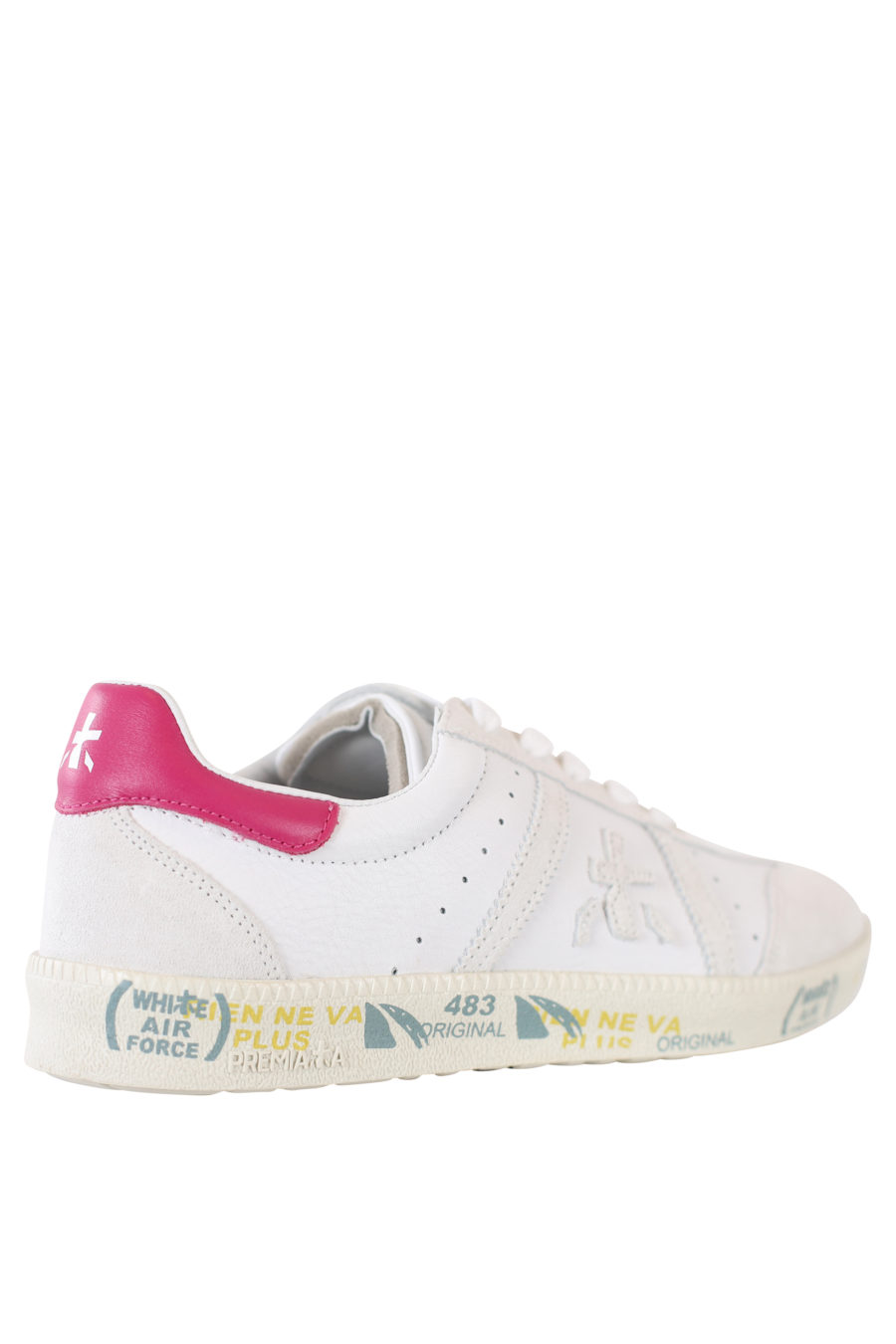 Zapatillas blancas con detalle rosa "Bonnied" - IMG 2184