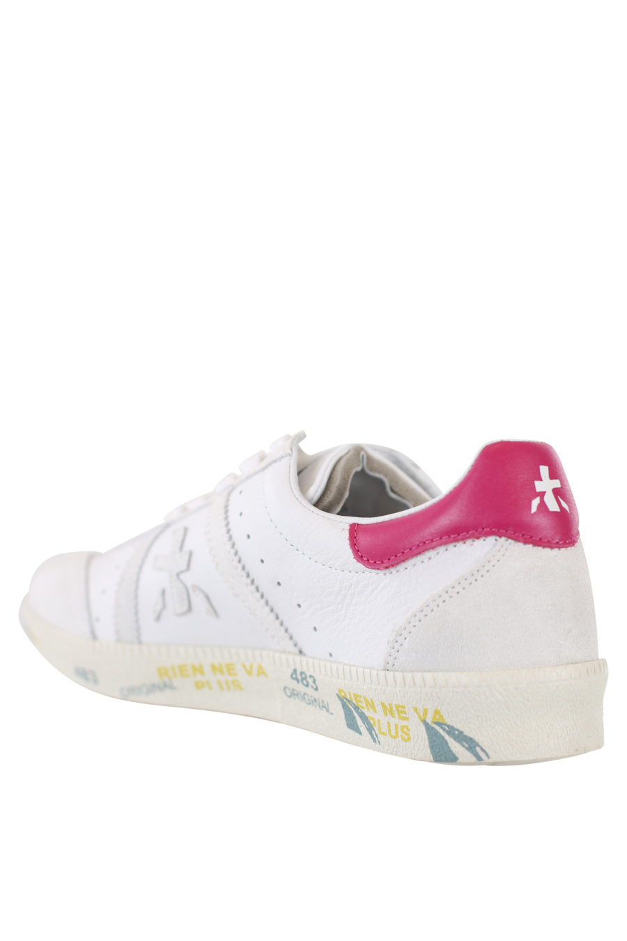 Zapatillas blancas con detalle rosa "Bonnied" - IMG 2185