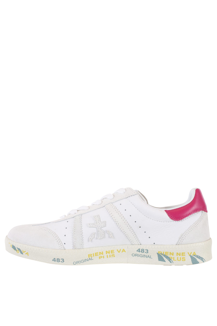 Zapatillas blancas con detalle rosa "Bonnied" - IMG 2186