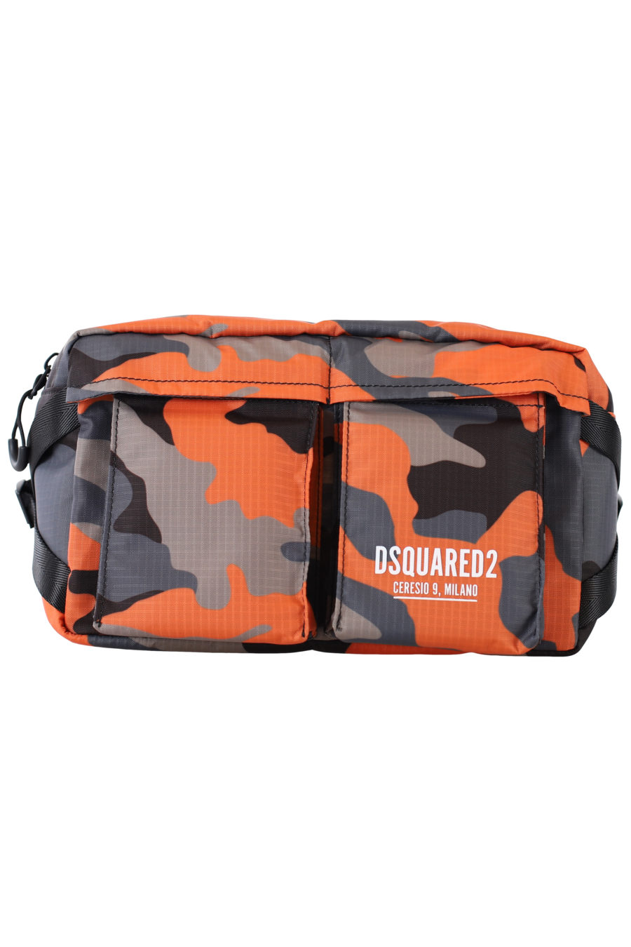 Crossbody briefcase with orange camouflage and ceresio logo - IMG 2278