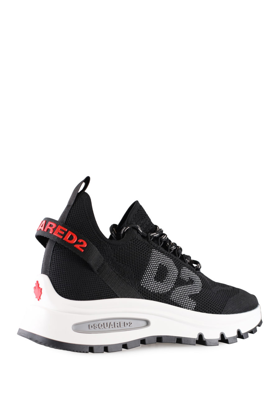 Black trainers with small red logo and "D2" - IMG 0006