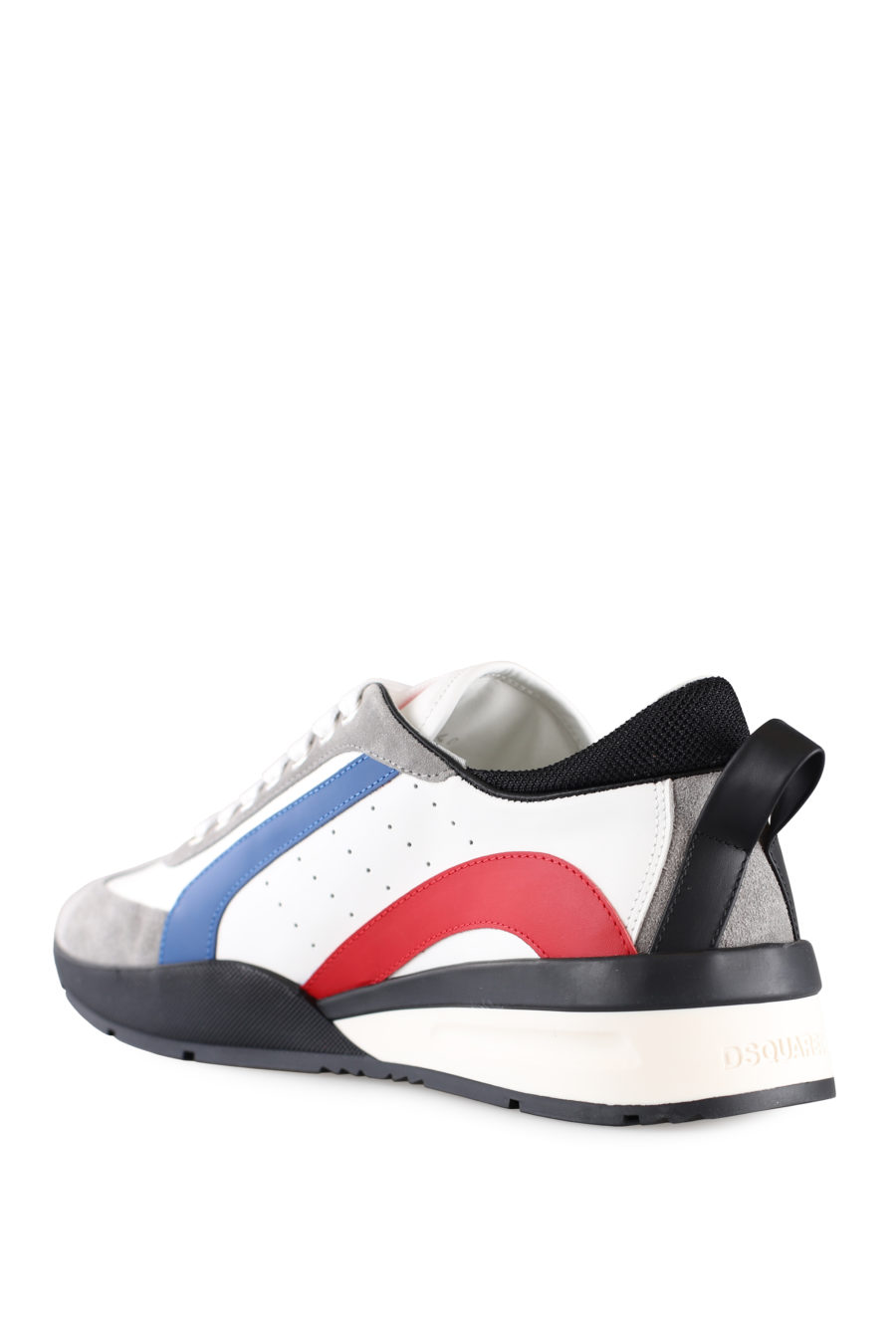 Zapatillas blancas multicolor y logo pequeño - IMG 0021