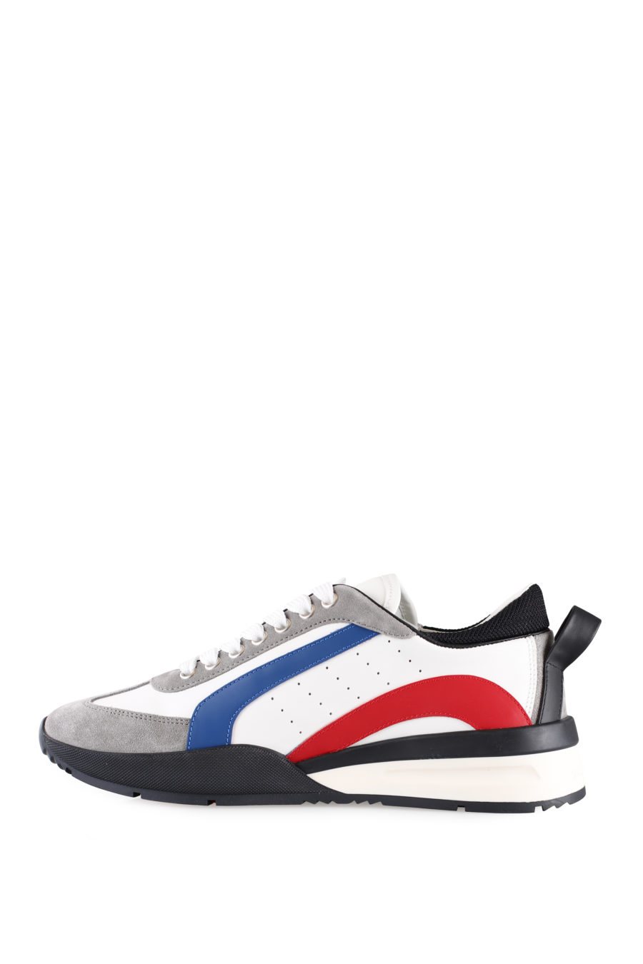 Zapatillas blancas multicolor y logo pequeño - IMG 0022