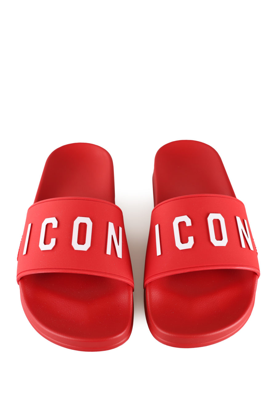 Rote Flip Flops mit weißem "Icon"-Logo - IMG 0046