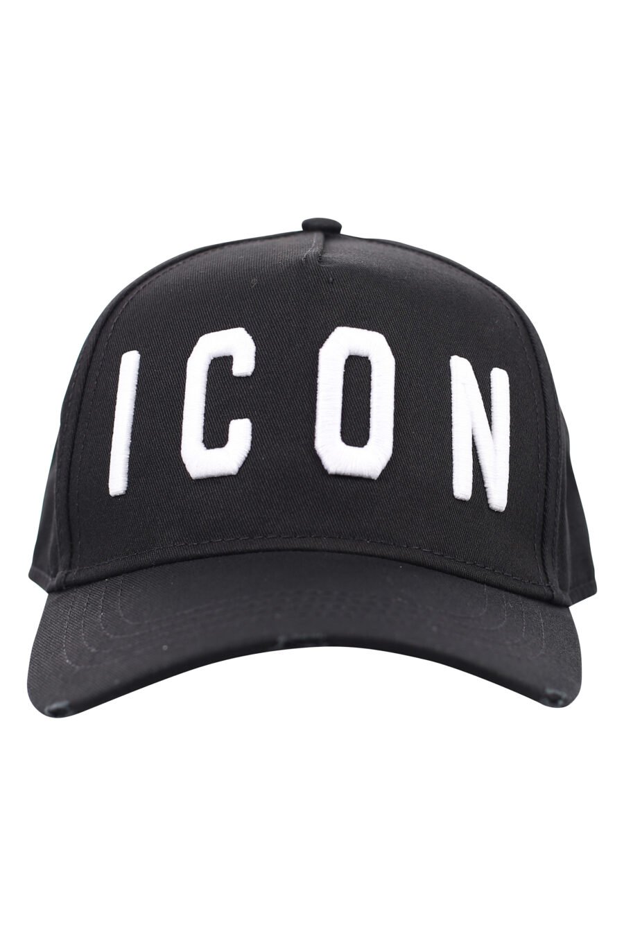 Black cap with white "icon" logo - IMG 1832