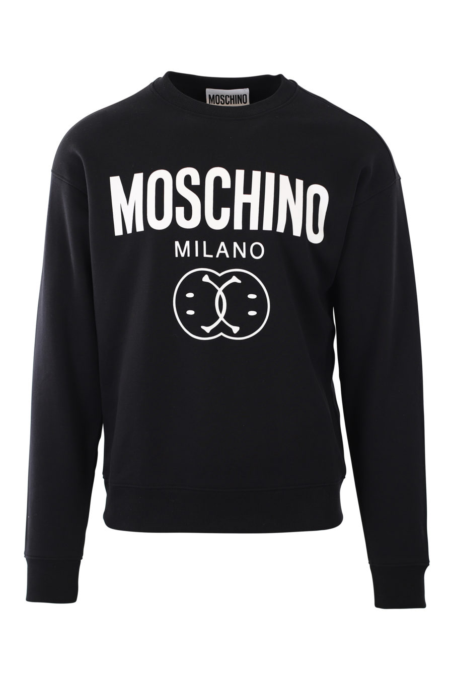 Black sweatshirt with milano "smiley" logo - IMG 2416