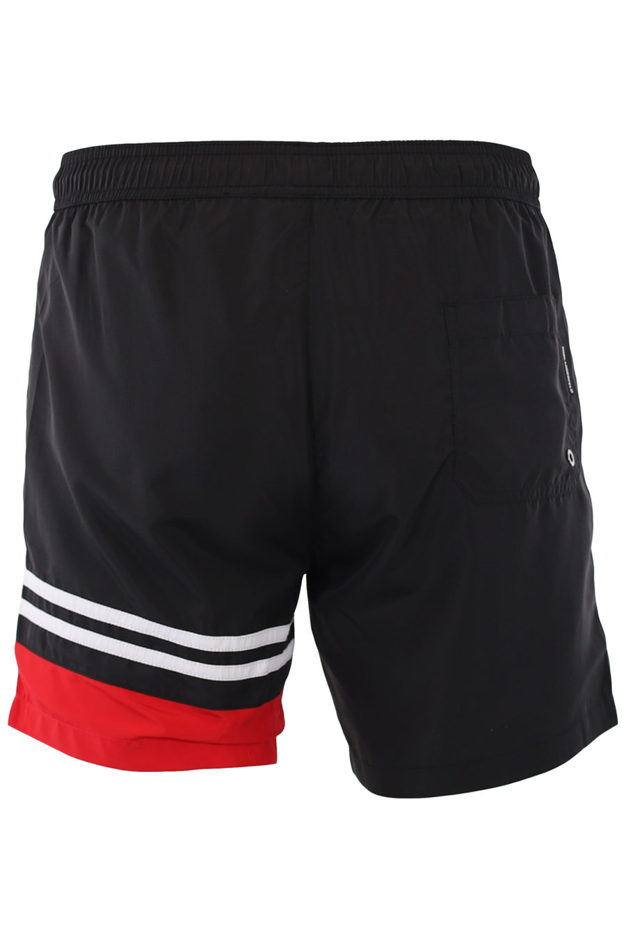 Bañador negro con bolsillos y detalles rojos - IMG 9261