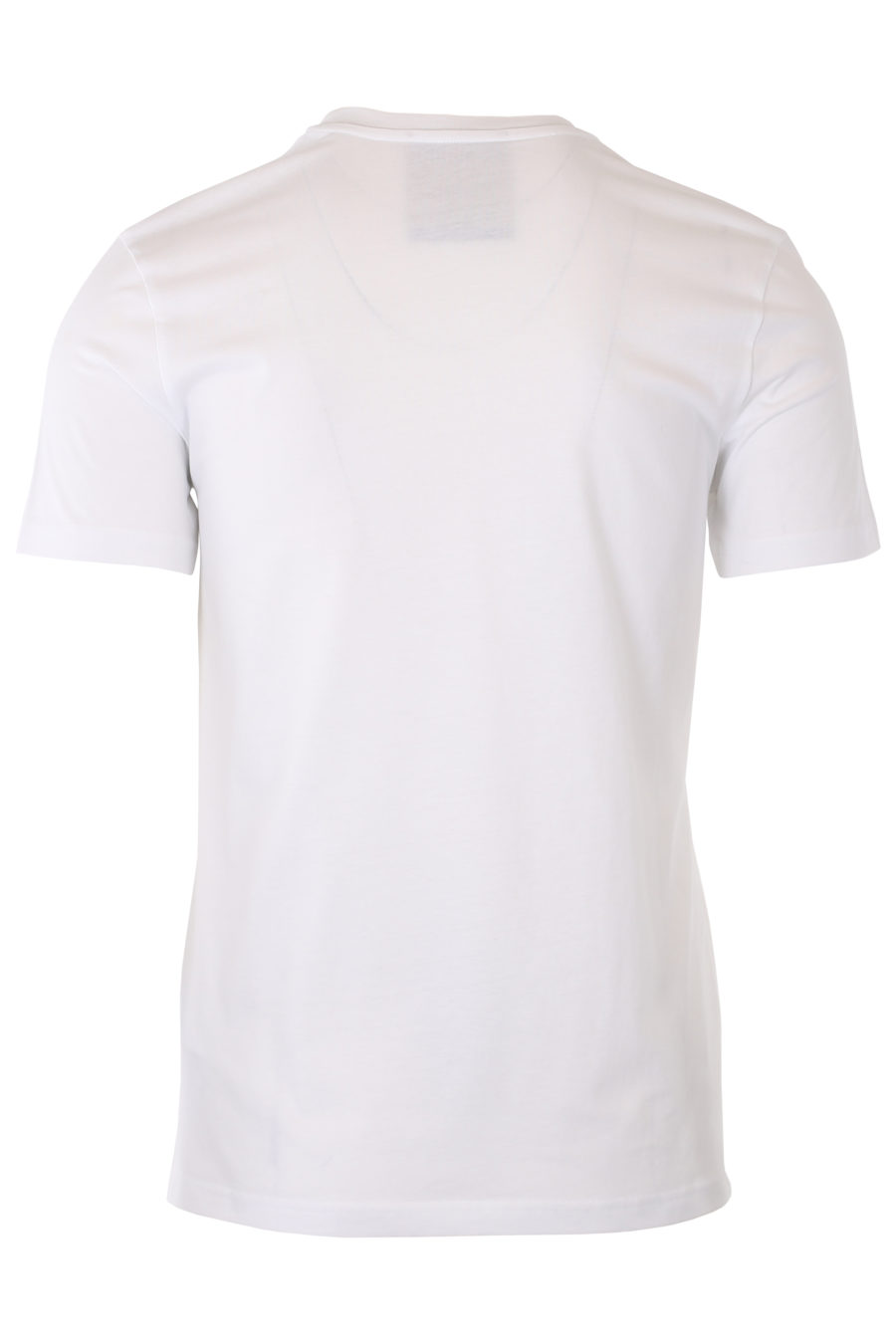 White T-shirt with black "fantasy" logo - IMG 9343