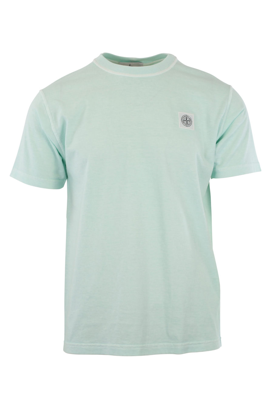T-shirt azul com logótipo - IMG 9640