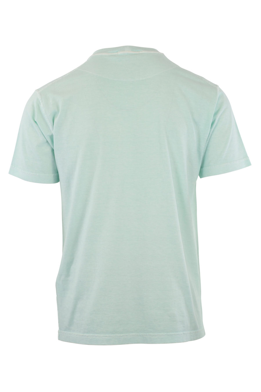 T-shirt azul com logótipo - IMG 9641