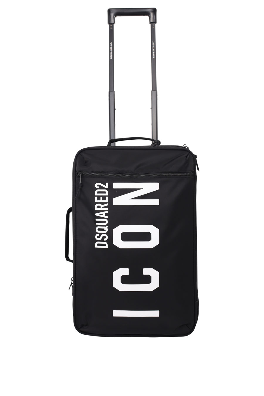 Valise à roulettes noire avec logo "icon" - IMG 9699
