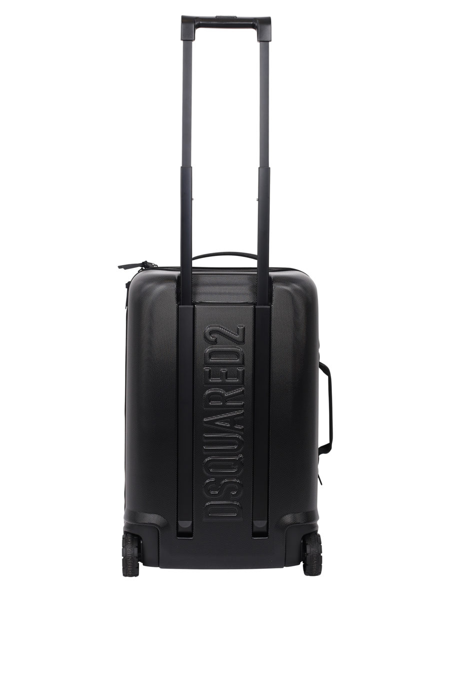 Black wheeled suitcase with "icon" logo - IMG 9702