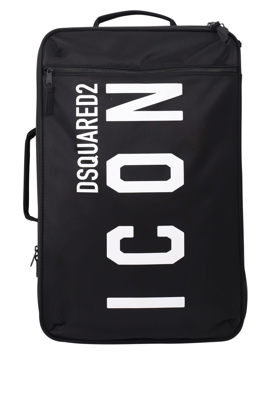 Valise à roulettes noire avec logo "icon" - IMG 9703