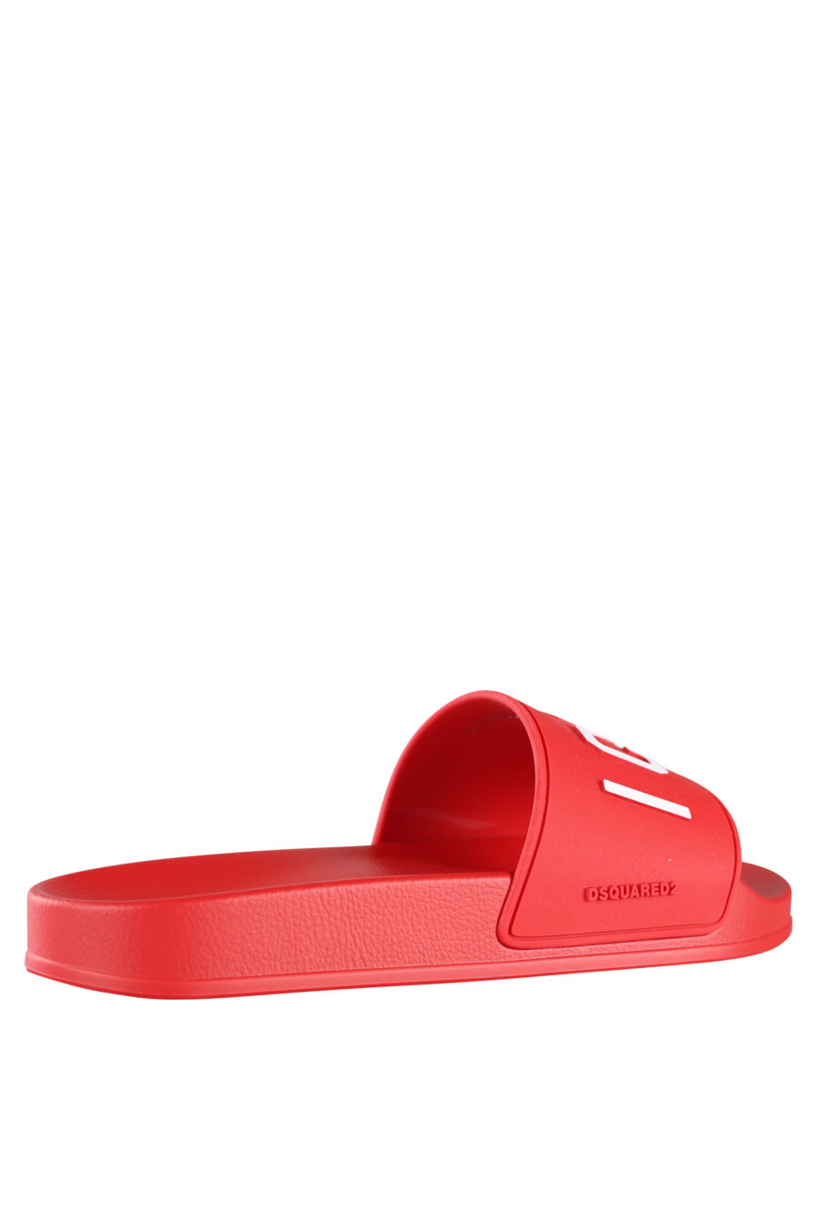 Red flip flops with white "icon" logo - IMG 9942