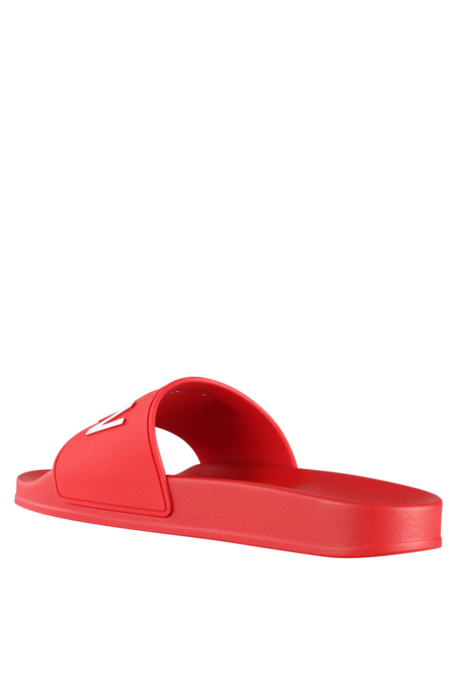 Red flip flops with white "icon" logo - IMG 9943