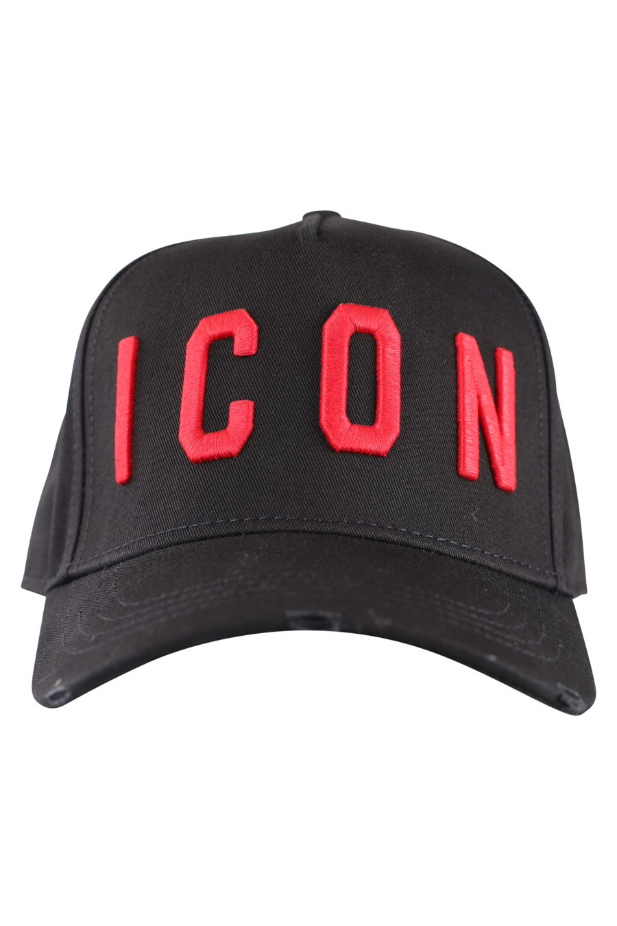 Gorra negra con logo "icon" rojo - IMG 9964
