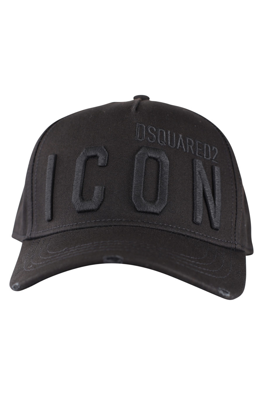 Verstellbare schwarze Kappe mit schwarzem "Icon"-Logo - IMG 9968