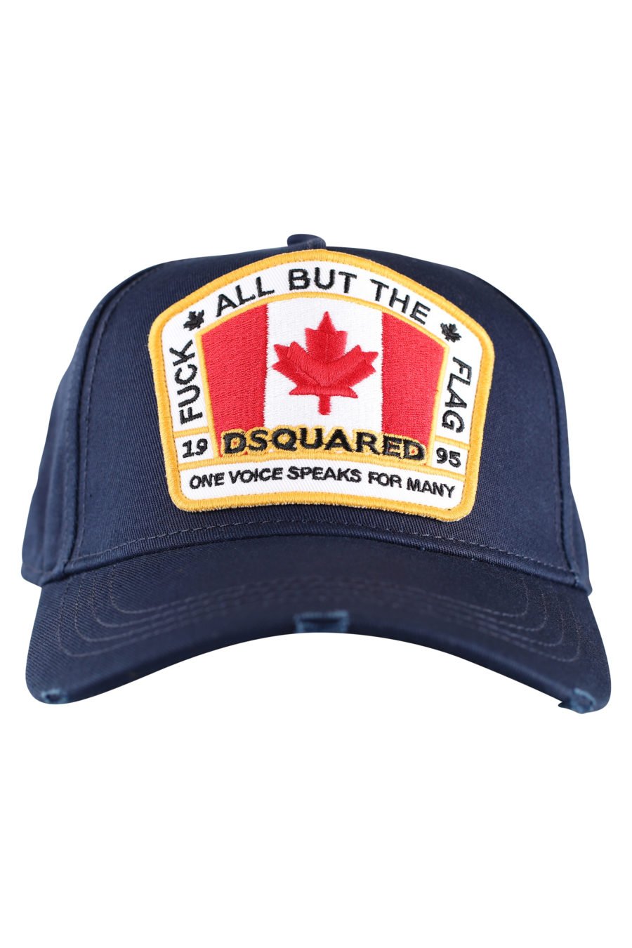 Gorra azul con logo en parche de bandera canada - IMG 9977