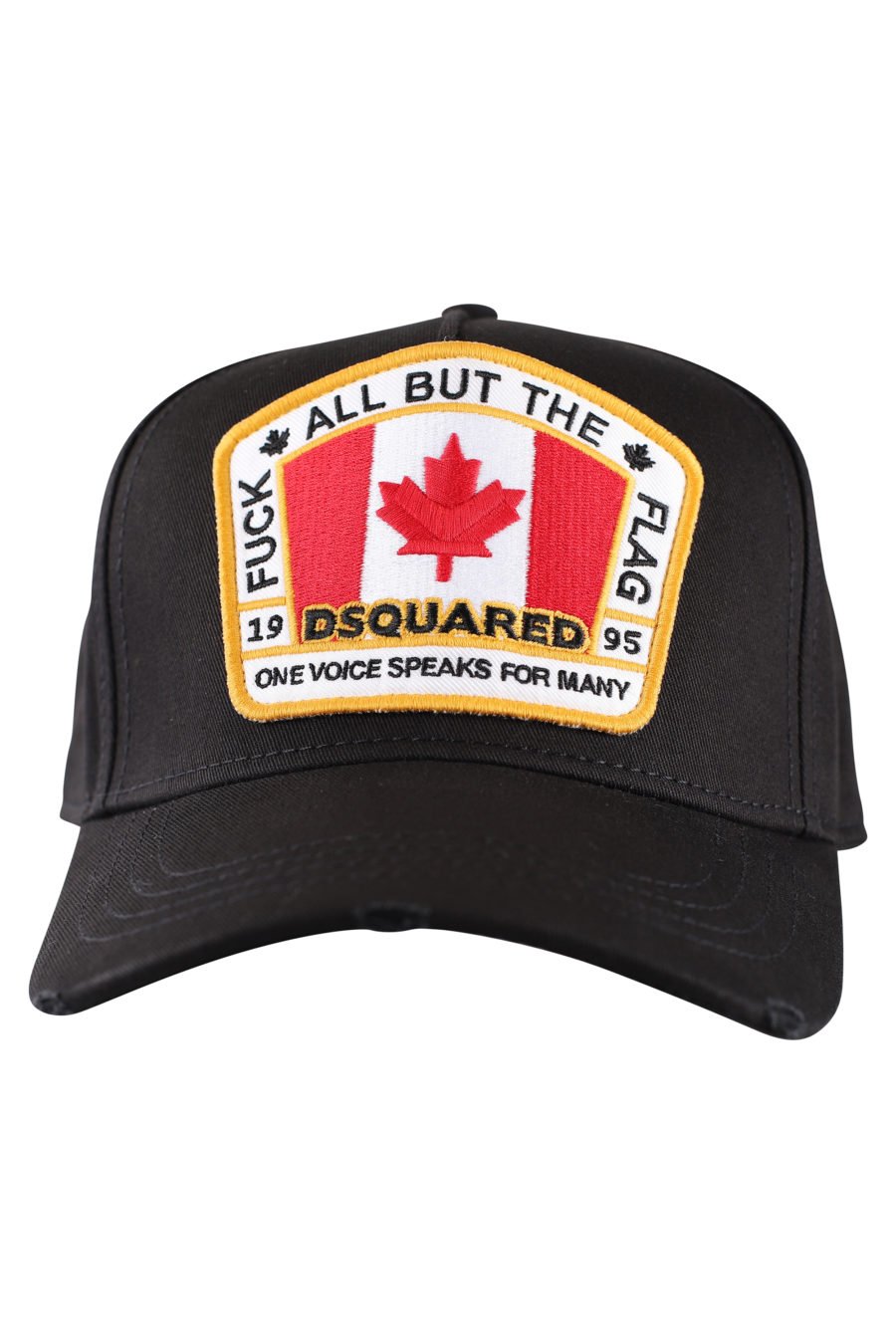Gorra negra con logo en parche de bandera Canadá - IMG 9996