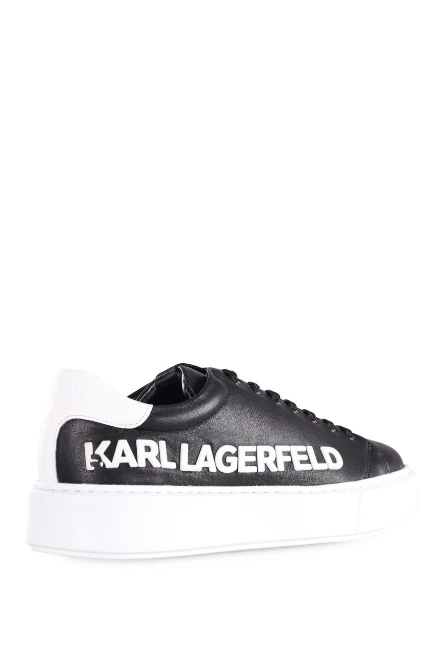 Black trainers with maxi rubber logo - IMG 9576