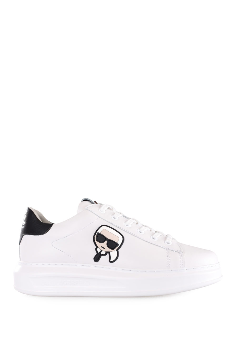 Zapatillas blancas con logo "Karl" en goma - IMG 9580