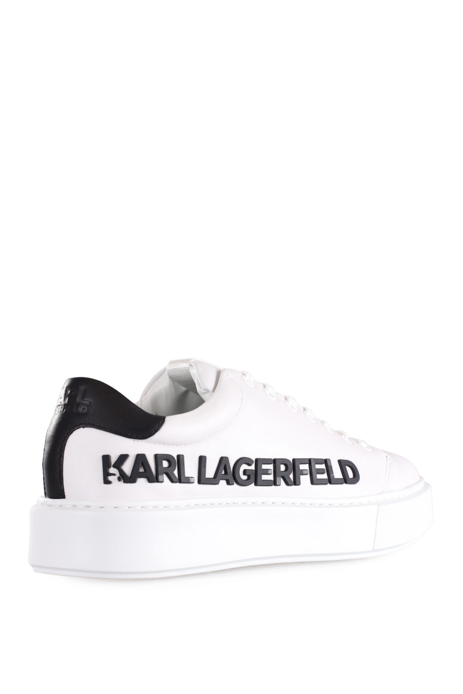 White trainers with maxi rubber logo - IMG 9586