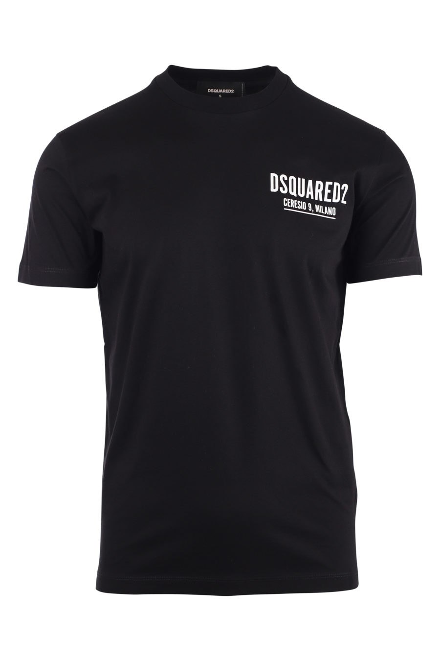 T-shirt noir avec petit logo ceresio 9 - IMG 9729